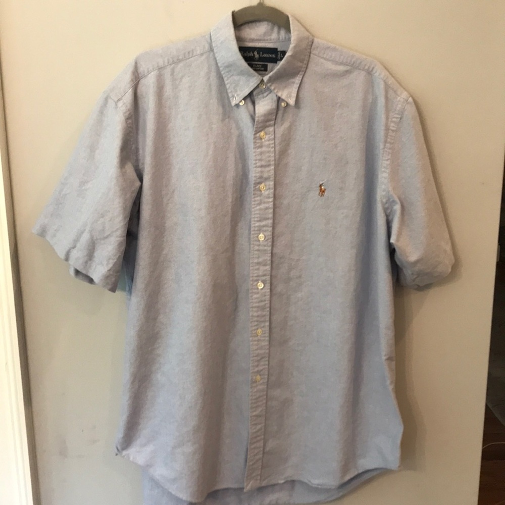 Ralph Lauren Polo men’s Large Blue Blake Button-up